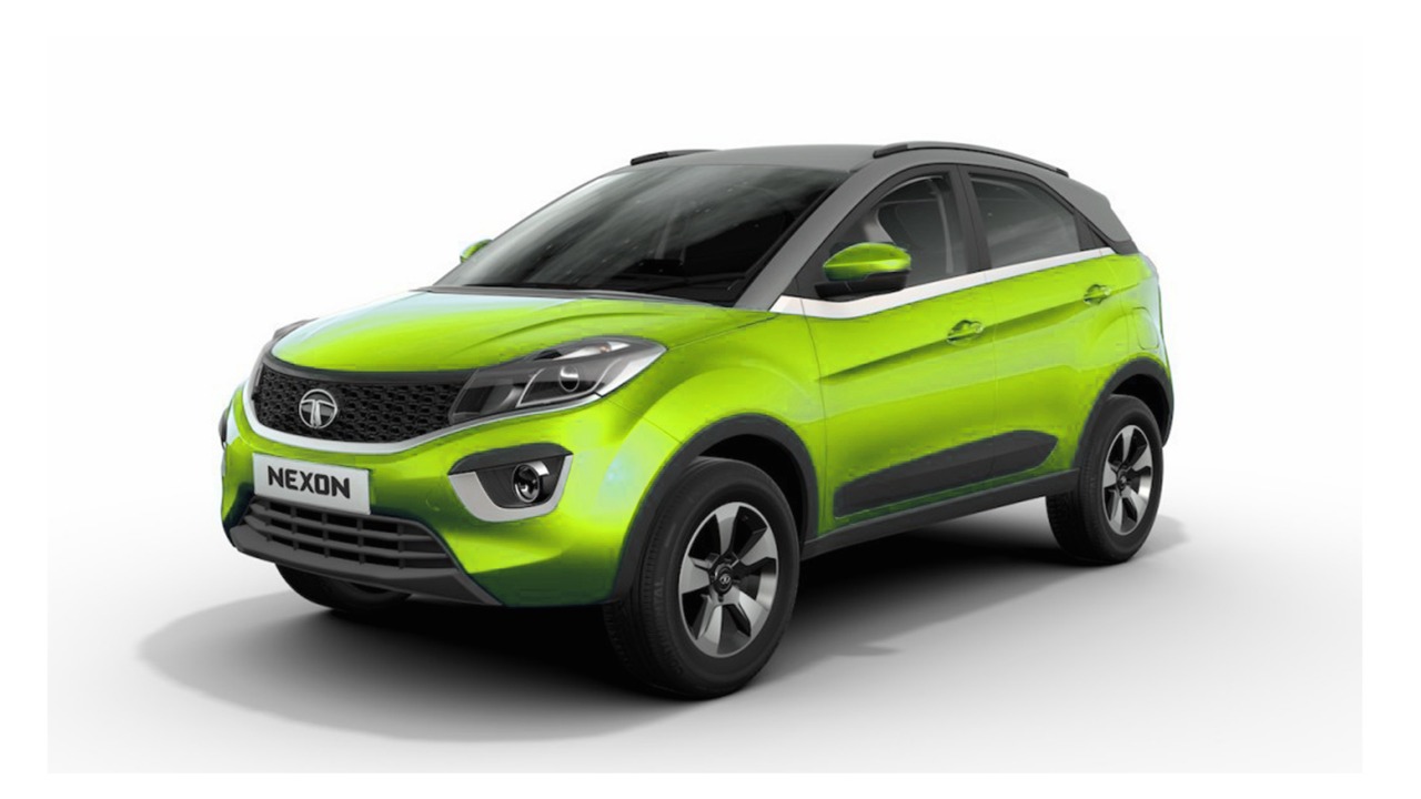 Nexon ev green colour online