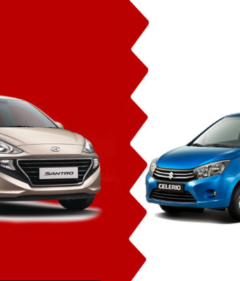 New Hyundai Santro vs Maruti Suzuki Celerio