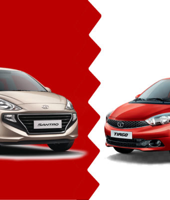 New Hyundai Santro vs Tata Tiago