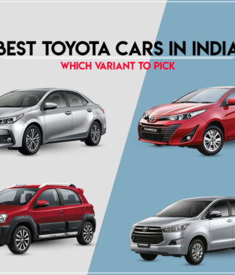 Best Toyota cars in India - Choose your variant