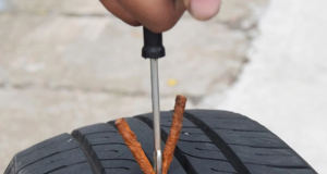 tubeless tyre puncture how to repair